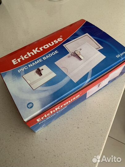 Бейдж с клипом Erich Krause 57*88 - упаковка