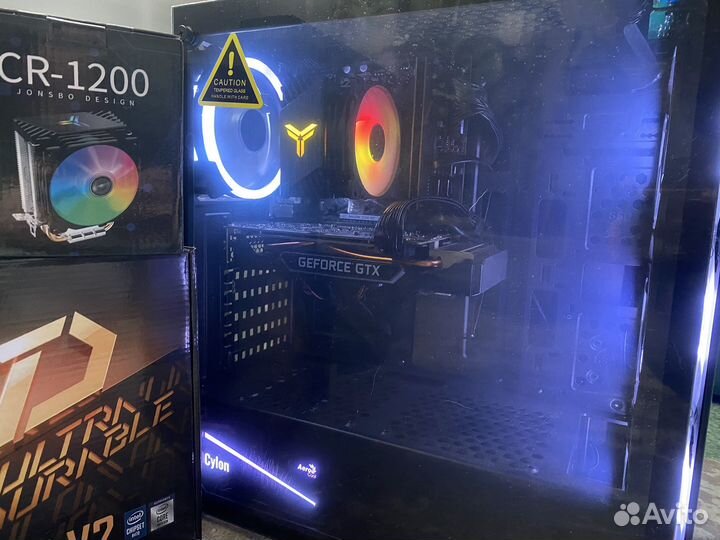 Новый Игровой компьютер Intel i3 10105f+ gtx 1660