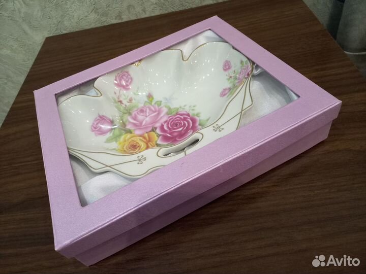 Новое подарочное блюдо Фарфор в коробке