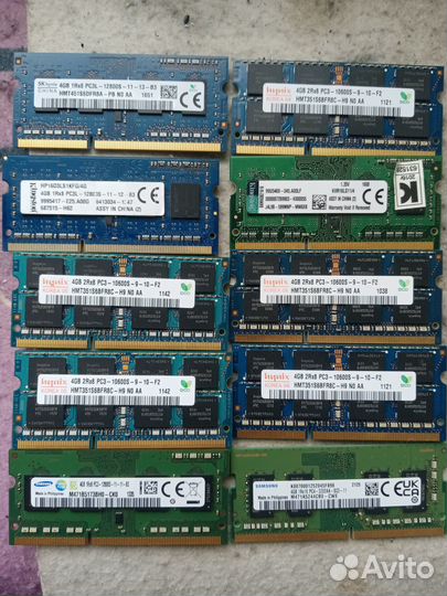 Оперативная память для ноутбука sodimm DDR3 ддр3