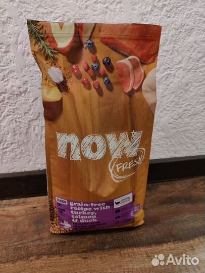 Сухой корм для кошек Now Fresh Grain Free Senior