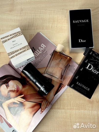 Пустые флаконы от духов dior armani burberry