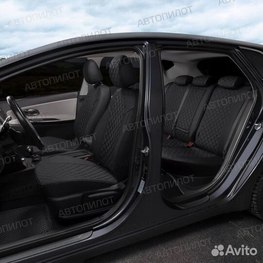 Авточехлы. Оригинальные чехлы Автопилот из экокожи