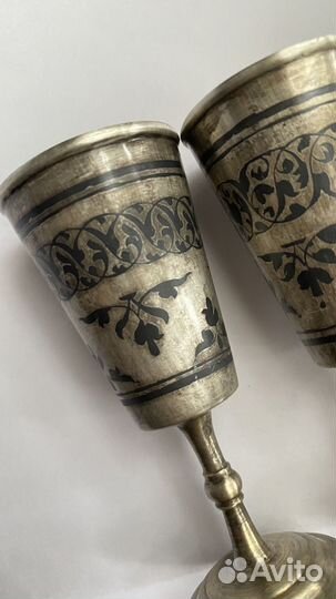 Рюмка серебро 875 Кубачи СССР