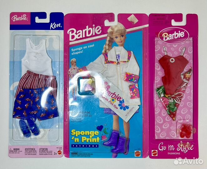 Барби Barbie Одежда Аутфиты Fashionpack