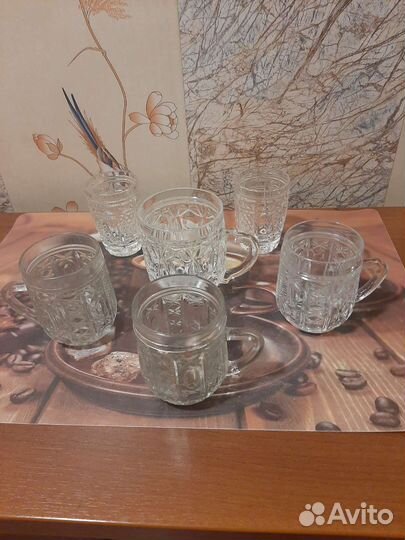 Хрустальные бокалы СССР