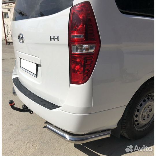 Защита заднего бампера для Hyuindai Starex c 2018