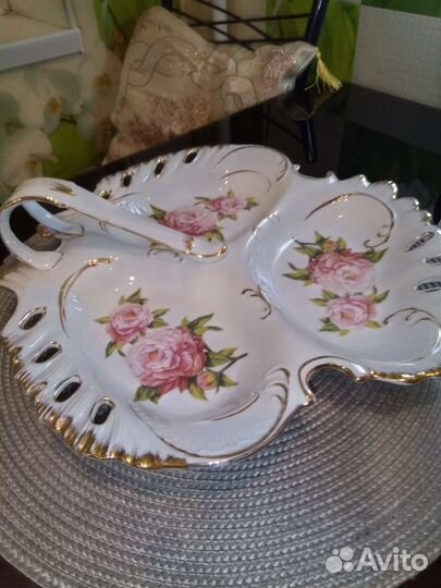 Менажница фарфор