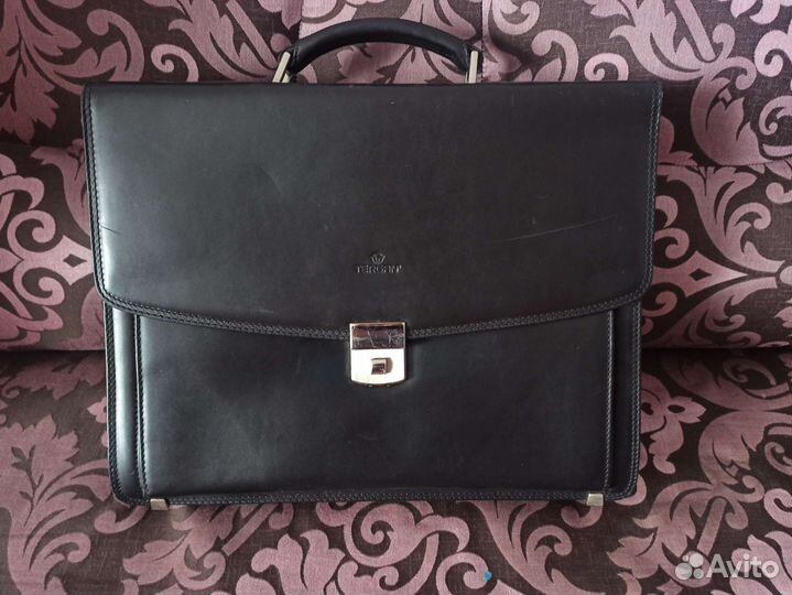 Мужской кожаный портфель