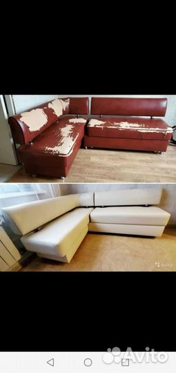 Реставрация перетяжка мебели