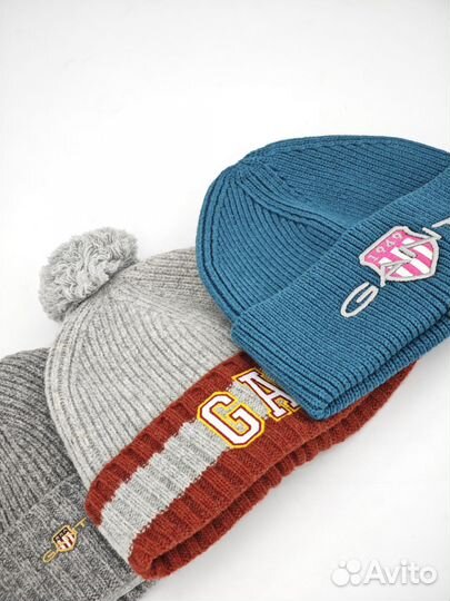 Детская зимняя шапка Gant оригинал