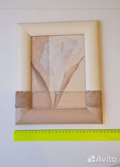 Картина в рамке со стеклом, Новая