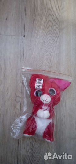 Мягкая игрушка зайка с большими глазками