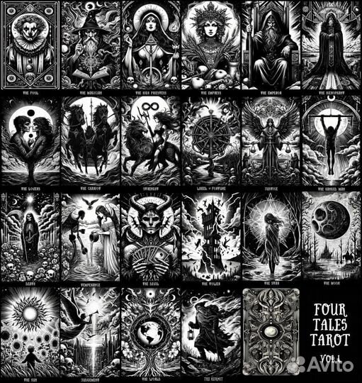 Four Tales Tarot/ Таро Четыре сказки. оригинал