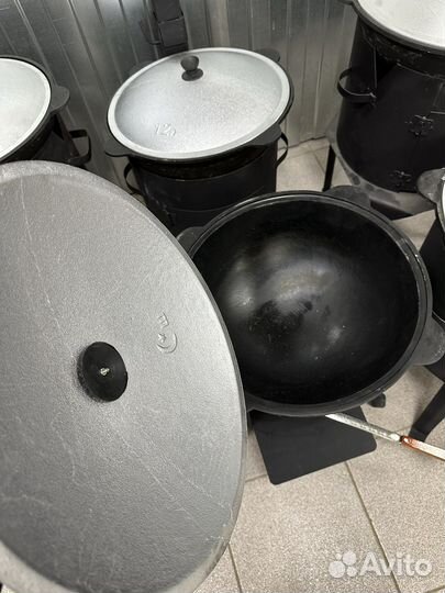 Чугунный казан на 12 литров + Печь + Шумовка