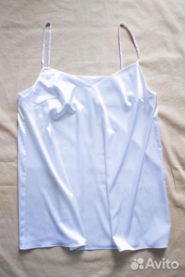 Шифоновое белое платье