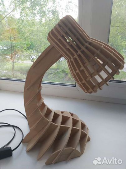 Лампа настольная ручная работа