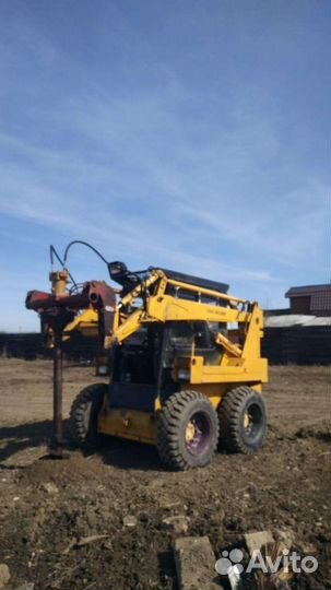 Погрузчик, ямобур, миниэксковатор