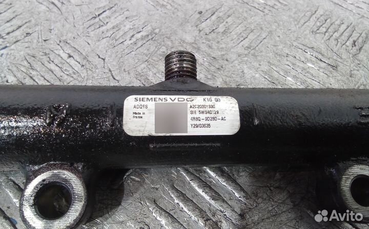 Топливная рампа дизельная land rover range rover sport 2005