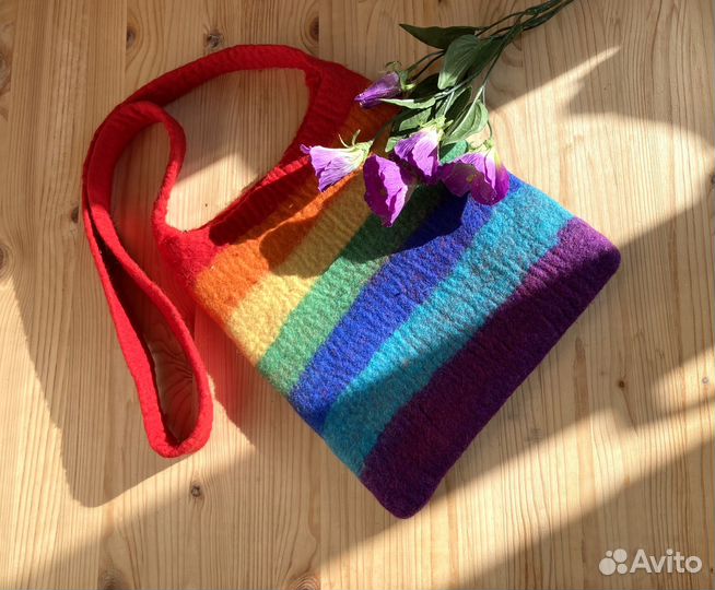 Cумка валяная шерстяная