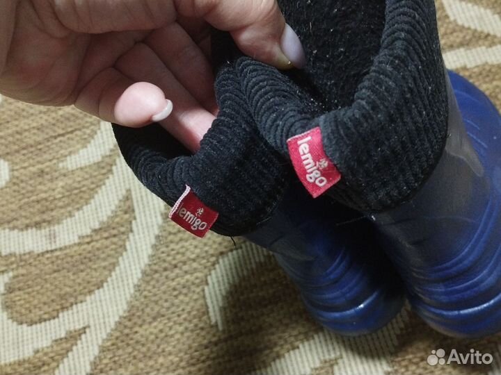 Детские резиновые сапоги 24 размер