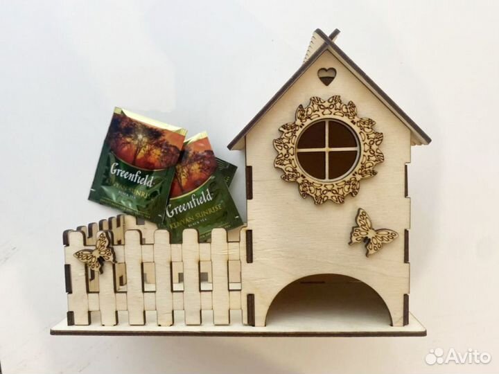 Чайный домик. Домик для чая. Подарок на 8 марта