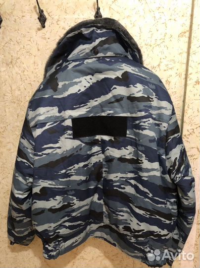 Камуфляжный костюм зимний серый камыш новый