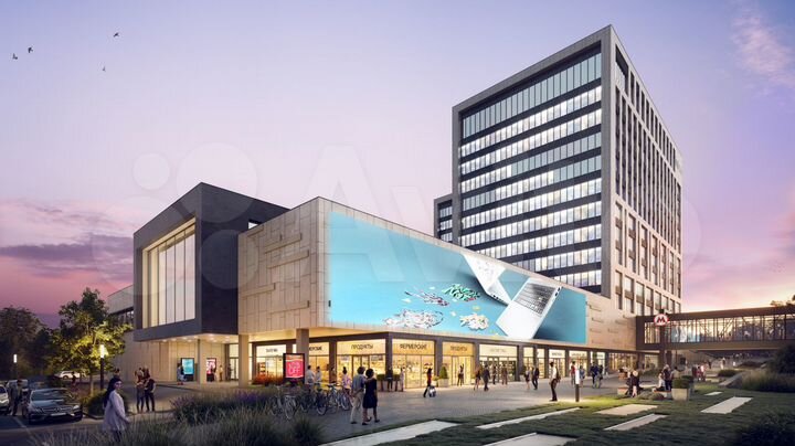 Офис в бц Прокшино, 125.4 м²