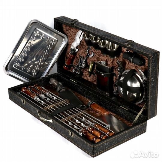 Наборы шампуров в кейсах