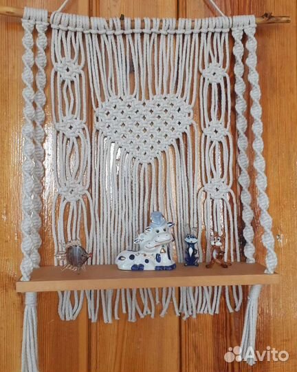 Полочка макраме