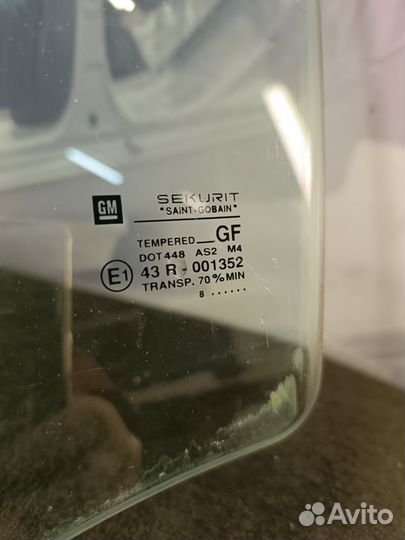 Стекло водительской двери Opel Corsa B
