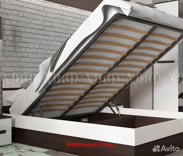 Кровать с подъемным механизмом Ким