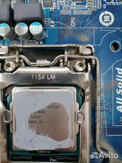 Материнская плата с процессором i3