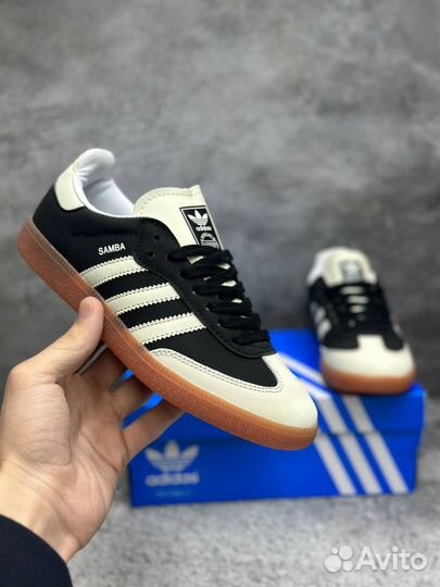 Кеды Adidas Originals Samba OG Black and White