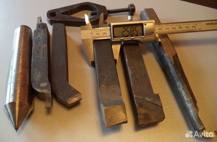 Упорный центр к токарному станку км4 поводок резцы