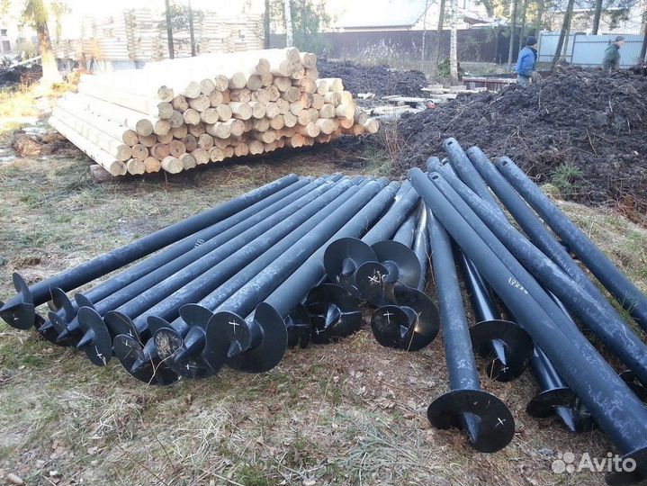 Свая винтовая 57*2000 мм