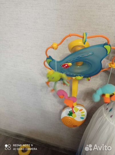 Электромобиль на детскую кроватку