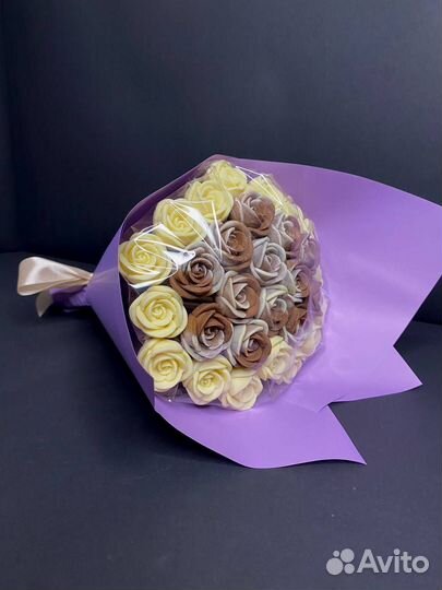 Розы из Бельгийского Шоколада - 29 шт в Букете