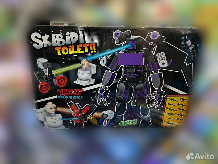 Lego Аналог Скибиди Туалет
