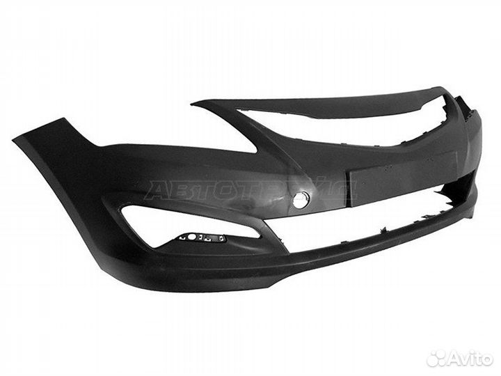 Бампер передний Mazda 6 10-12 (Под омыватели фар)