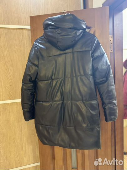 Куртка женская зимняя экокожа