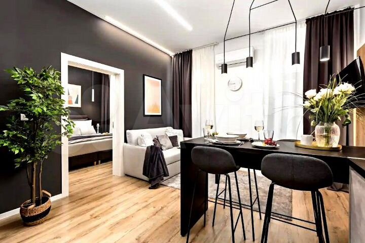 1-к. апартаменты, 27,9 м², 3/4 эт.