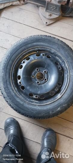 Bridgestone blizzak 195/60 r15 c дисками vag