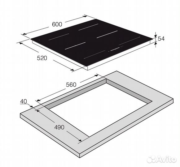 Индукционная варочная панель asko HI1631G