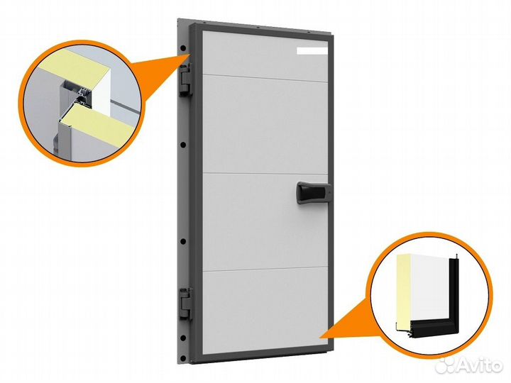 Дверь для Холодильной Камеры 800х1800мм