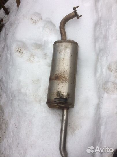 Глушитель на Kia rio 4