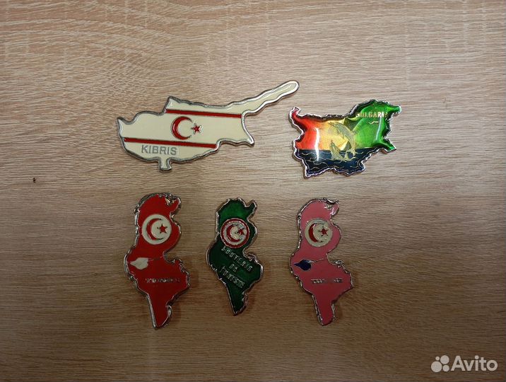 Магниты металлические разные