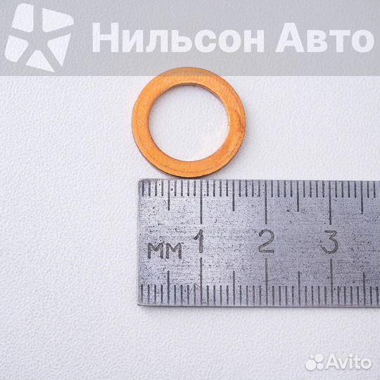 Шайба медная 12*18*1,0, elring