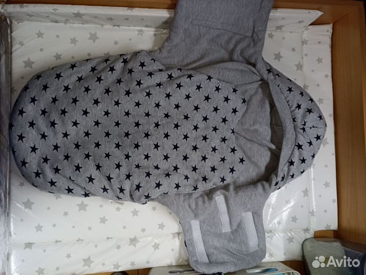 Тёплый конверт кокон для малыша