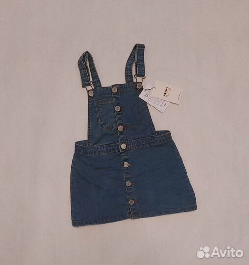 Джинсовый сарафан для девочки